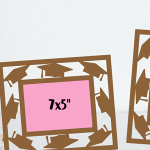 Intra απο ξύλο plywood  Χρώμα wenge 3mm-4mm πάχος - Αποφοίτηση Κορνίζες φωτογραφιών με λέιζερ Δίασταση 5x7 cm INTRAFABR-107202874