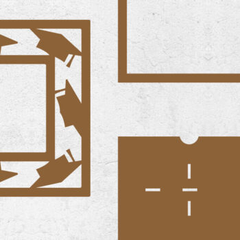 Intra απο ξύλο plywood Χρώμα wenge 3mm-4mm πάχος - Αποφοίτηση Κορνίζες φωτογραφιών με λέιζερ Δίασταση 5x7 cm INTRAFABR-107202874 - Image 2