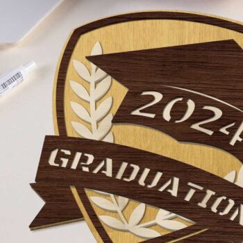 Intra απο ξύλο plywood Χρώμα wenge 3mm-4mm πάχος - Διακοσμητικά πρότυπα σετ αποφοίτησης Δίασταση 6x10 cm INTRAFABR-107203259 - Image 4