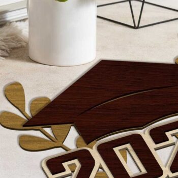 Intra απο ξύλο plywood Χρώμα wenge 3mm-4mm πάχος - Διακοσμητικά πρότυπα σετ αποφοίτησης Δίασταση 6x10 cm INTRAFABR-107203259 - Image 7