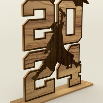 Intra απο ξύλο plywood  Χρώμα wenge 3mm-4mm πάχος - Σετ αποφοίτησης Πρότυπα κοπής με λέιζερ Δίασταση 20x20 cm INTRAFABR-107203284 - Image 8