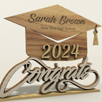 Intra απο ξύλο plywood  Χρώμα wenge 3mm-4mm πάχος - Σετ αποφοίτησης Πρότυπα κοπής με λέιζερ Δίασταση 20x20 cm INTRAFABR-107203284 - Image 9