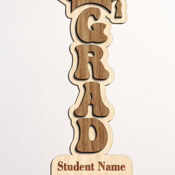 Intra απο ξύλο plywood Χρώμα wenge 3mm-4mm πάχος - Διακοσμητική πινακίδα αποφοίτησης Αποκοπή υ Δίασταση 30x20 cm INTRAFABR-116293737 - Image 1