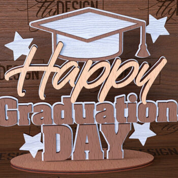 Intra απο ξύλο plywood  Χρώμα wenge 3mm-4mm πάχος - σταντ αποφοίτησης | Σχολείο Δίασταση 30x20 cm INTRAFABR-116294827 - Image 1