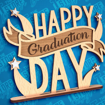 Intra απο ξύλο plywood  Χρώμα wenge 3mm-4mm πάχος - Graduation Stand |Σχέδιο Stand Δίασταση 30x20 cm INTRAFABR-116294617 - Image 6