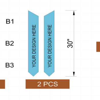 Intra απο ξύλο plywood  Χρώμα wenge 3mm-4mm πάχος - Graduation Stole Template Stole Temp Δίασταση 30x20 cm INTRAFABR-121597600 - Image 3