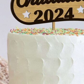 Intra απο ξύλο plywood  Χρώμα wenge 3mm-4mm πάχος - Graduation Toppers Σετ πολυεπίπεδα πρότυπα Δίασταση 6x10 cm INTRAFABR-116293501 - Image 6