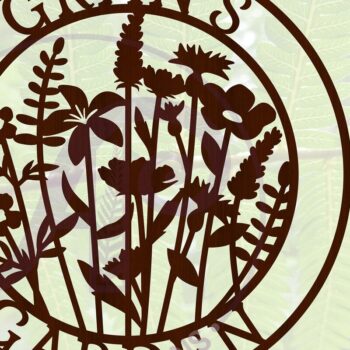 Intra απο ξύλο plywood  Χρώμα wenge 3mm-4mm πάχος - αποκοπής Sign Gran Garden Δίασταση 30x20 cm INTRAFABR-99521502 - Image 1