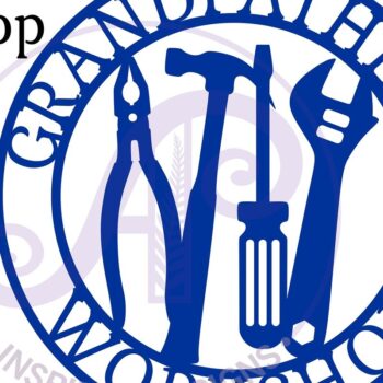 Intra απο ξύλο plywood  Χρώμα wenge 3mm-4mm πάχος - Πινακίδα Εργαλείων Εργαστηρίου Παππού Δίασταση 30x20 cm INTRAFABR-83507853 - Image 2