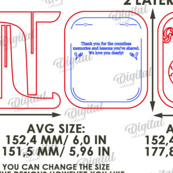 Intra απο ξύλο plywood  Χρώμα wenge 3mm-4mm πάχος - Πακέτο λέιζερ γιαγιάδες και παππούδες Δίασταση 20x25 cm INTRAFABR-123666188 - Image 3