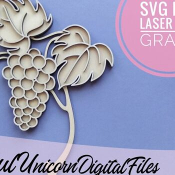 Intra απο ξύλο plywood  Χρώμα wenge 3mm-4mm πάχος - Grape για Glowforge Δίασταση 20x20 cm INTRAFABR-112013246 - Image 1