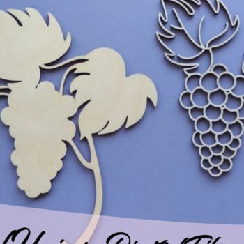 Intra απο ξύλο plywood  Χρώμα wenge 3mm-4mm πάχος - Grape για Glowforge Δίασταση 20x20 cm INTRAFABR-112013246 - Image 3