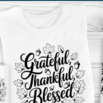 Intra απο ξύλο plywood  Χρώμα wenge 3mm-4mm πάχος - Grateful Thankful Blessed Δίασταση 20x20 cm INTRAFABR-98256957 - Image 2