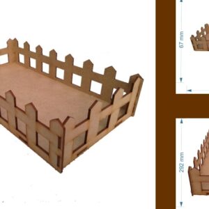 Intra απο ξύλο plywood  Χρώμα wenge 3mm-4mm πάχος - Βάση Σχάρας - Κοπή με Laser Δίασταση 20x20 cm INTRAFABR-98257030