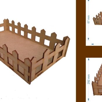 Intra απο ξύλο plywood  Χρώμα wenge 3mm-4mm πάχος - Βάση Σχάρας - Κοπή με Laser Δίασταση 20x20 cm INTRAFABR-98257030 - Image 1