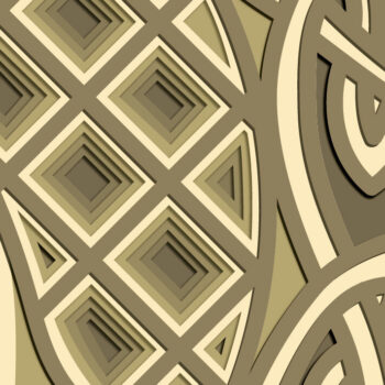 Intra απο ξύλο plywood  Χρώμα wenge 3mm-4mm πάχος - Multilayer /Cut Great Dane Dog Δίασταση 30x20 cm INTRAFABR-112552870 - Image 5