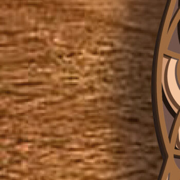 Intra απο ξύλο plywood  Χρώμα wenge 3mm-4mm πάχος - Great Dane Dog Multilayer /Zentangle Δίασταση 30x20 cm INTRAFABR-112552890 - Image 2