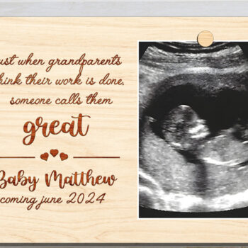 Intra απο ξύλο plywood  Χρώμα wenge 3mm-4mm πάχος - Great Grandma Frame Δίασταση 8x6 cm INTRAFABR-118736147 - Image 1