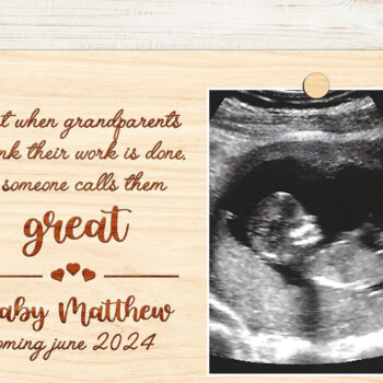 Intra απο ξύλο plywood  Χρώμα wenge 3mm-4mm πάχος - Great Grandma Frame Δίασταση 8x6 cm INTRAFABR-118736147 - Image 2