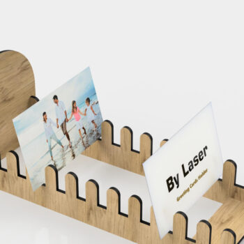 Intra απο ξύλο plywood  Χρώμα wenge 3mm-4mm πάχος - Βάση προβολής ευχετήριων καρτών Fi Δίασταση 10x15 cm INTRAFABR-119190029 - Image 6