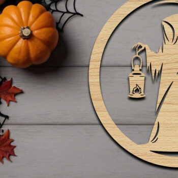 Intra απο ξύλο plywood  Χρώμα wenge 3mm-4mm πάχος - Grim Reaper Ornaments File Δίασταση 4x4 cm INTRAFABR-69561847 - Image 3