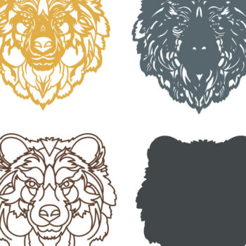 Intra απο ξύλο plywood  Χρώμα wenge 3mm-4mm πάχος - Grizzly Bear 4layers - Multi-Layer Δίασταση 30x20 cm INTRAFABR-69561854 - Image 2