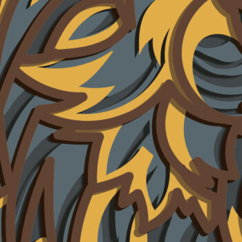 Intra απο ξύλο plywood  Χρώμα wenge 3mm-4mm πάχος - Grizzly Bear 4layers - Multi-Layer Δίασταση 30x20 cm INTRAFABR-69561854 - Image 3