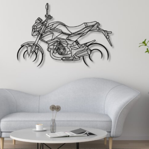 Intra απο ξύλο plywood  Χρώμα wenge 3mm-4mm πάχος - Grom Μοτοσικλέτα Σιλουέτα Δίασταση 20x20 cm INTRAFABR-69561862