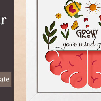 Intra απο ξύλο plywood  Χρώμα wenge 3mm-4mm πάχος - Grow Your Mind Garden Shadow Box Δίασταση 25x25 cm INTRAFABR-119190446 - Image 1