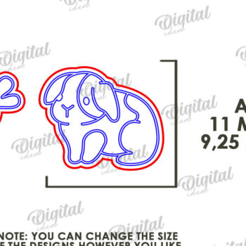 Intra απο ξύλο plywood Χρώμα wenge 3mm-4mm πάχος - Σκουλαρίκια ινδικό χοιρίδιο Δίασταση 3x3 cm INTRAFABR-82011031 - Image 2