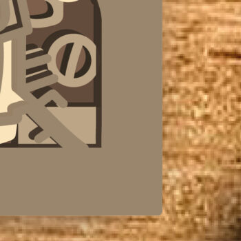 Intra απο ξύλο plywood  Χρώμα wenge 3mm-4mm πάχος - Κιθάρα - Πολυστρωματικά κομμένα αρχεία για λέιζερ Δίασταση 30x20 cm INTRAFABR-75546159 - Image 6