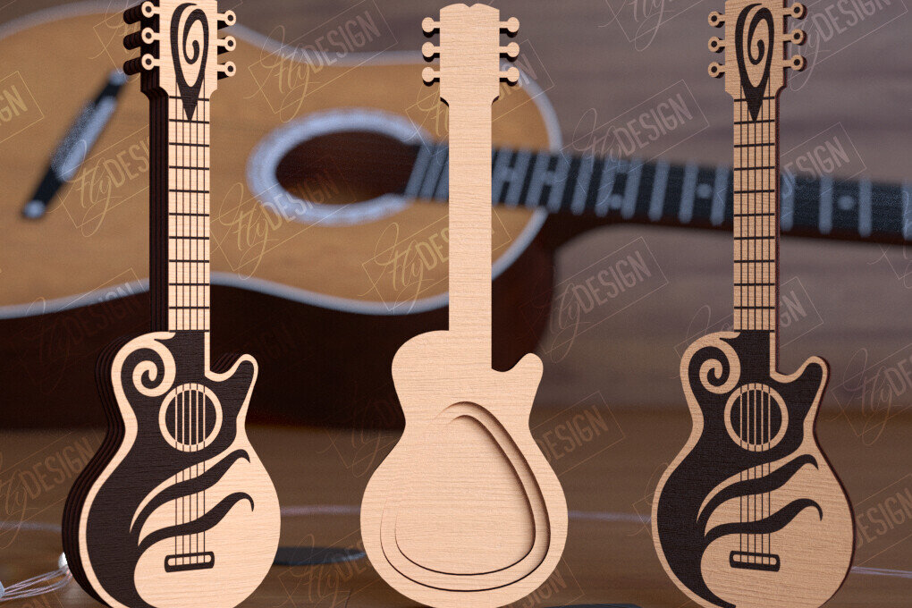 Intra απο ξύλο plywood  Χρώμα wenge 3mm-4mm πάχος - Θήκη επιλογής κιθάρας | Pick Box | Ιδέα δώρου Δίασταση 20x20 cm INTRAFABR-115293462