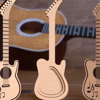 Intra απο ξύλο plywood  Χρώμα wenge 3mm-4mm πάχος - Θήκη επιλογής κιθάρας | Pick Box | Ιδέα δώρου Δίασταση 20x20 cm INTRAFABR-116204451 - Image 1