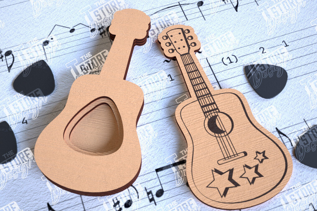 Intra απο ξύλο plywood  Χρώμα wenge 3mm-4mm πάχος - Θήκη κιθάρας |Θήκη επιλογής| Pick Box Δίασταση 20x20 cm INTRAFABR-115722317