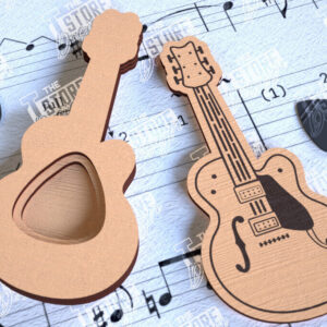 Intra απο ξύλο plywood  Χρώμα wenge 3mm-4mm πάχος - Θήκη κιθάρας |Θήκη επιλογής| Pick Box Δίασταση 20x20 cm INTRAFABR-102463614