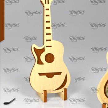 Intra απο ξύλο plywood  Χρώμα wenge 3mm-4mm πάχος - Πακέτο κοπής με λέιζερ Holders Pick Guitar Δίασταση 30x20 cm INTRAFABR-109880098 - Image 9