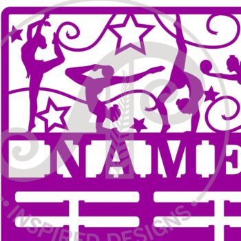 Intra απο ξύλο plywood  Χρώμα wenge 3mm-4mm πάχος - αποκοπής Holder Medal Gymnast Δίασταση 30x20 cm INTRAFABR-123870734 - Image 3