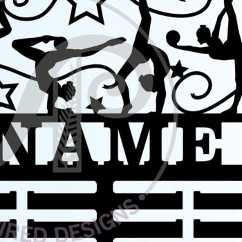 Intra απο ξύλο plywood  Χρώμα wenge 3mm-4mm πάχος - αποκοπής Holder Medal Gymnast Δίασταση 30x20 cm INTRAFABR-123870734 - Image 4