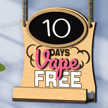 Intra απο ξύλο plywood Χρώμα wenge 3mm-4mm πάχος - Συνήθεια αντίστροφη μέτρηση πλάκα κοπής με λέιζερ Δίασταση 30x20 cm INTRAFABR-35901617 - Image 1