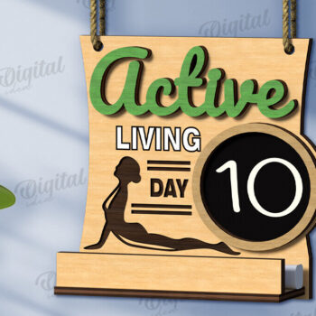 Intra απο ξύλο plywood  Χρώμα wenge 3mm-4mm πάχος - Συνήθεια αντίστροφη μέτρηση πλάκα κοπής με λέιζερ Δίασταση 30x20 cm INTRAFABR-73238471 - Image 1