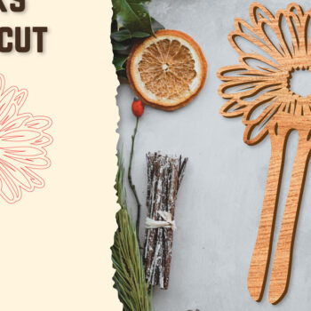 Intra απο ξύλο plywood Χρώμα wenge 3mm-4mm πάχος - Μαλλιά Στικς Floral Κόψιμο με λέιζερ ΔΕΜΑΤΑ Δίασταση 30x20 cm INTRAFABR-123828287 - Image 4