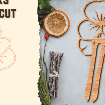 Intra απο ξύλο plywood Χρώμα wenge 3mm-4mm πάχος - Μαλλιά Στικς Floral Κόψιμο με λέιζερ ΔΕΜΑΤΑ Δίασταση 30x20 cm INTRAFABR-123828287 - Image 5