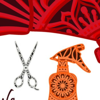 Intra απο ξύλο plywood  Χρώμα wenge 3mm-4mm πάχος - Εργαλεία μαλλιών, 4-5 στρώσεις, 3d Mandala Δίασταση 30x30 cm INTRAFABR-123828424 - Image 5