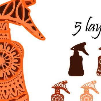 Intra απο ξύλο plywood  Χρώμα wenge 3mm-4mm πάχος - Εργαλεία μαλλιών, 4-5 στρώσεις, 3d Mandala Δίασταση 30x30 cm INTRAFABR-123828424 - Image 8