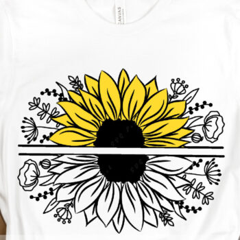 Intra απο ξύλο plywood  Χρώμα wenge 3mm-4mm πάχος - Half Sunflower Border Δίασταση 20x20 cm INTRAFABR-28821908 - Image 3