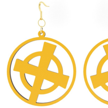 Intra απο ξύλο plywood  Χρώμα wenge 3mm-4mm πάχος - Σκουλαρίκια 3 ειδών Halloween | Κοπή χαρτιού Δίασταση 3x3 cm INTRAFABR-18082537 - Image 1