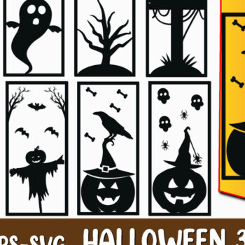 Intra απο ξύλο plywood 3mm-4mm πάχος - Πακέτο 3D Lantern  για Halloween Δίασταση 15x15 cm INTRAFABR-124580251 - Image 1