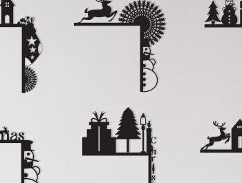 Intra απο ξύλο plywood  Χρώμα wenge 3mm-4mm πάχος - Γωνιακό σετ αποκριών και χριστουγεννιάτικων πορτών Δίασταση 15x15 cm INTRAFABR-17252245 - Image 8