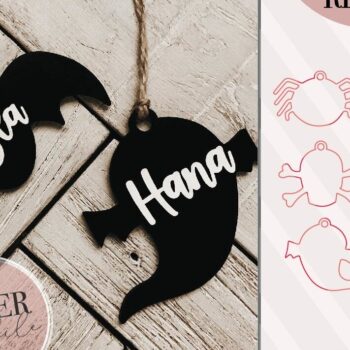 Intra απο ξύλο plywood Χρώμα wenge 3mm-4mm πάχος - Ετικέτες τσάντα αποκριών Laser Δίασταση 15x15 cm INTRAFABR-16074031 - Image 1