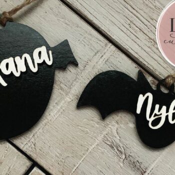 Intra απο ξύλο plywood Χρώμα wenge 3mm-4mm πάχος - Ετικέτες τσάντα αποκριών Laser Δίασταση 15x15 cm INTRAFABR-16074031 - Image 3